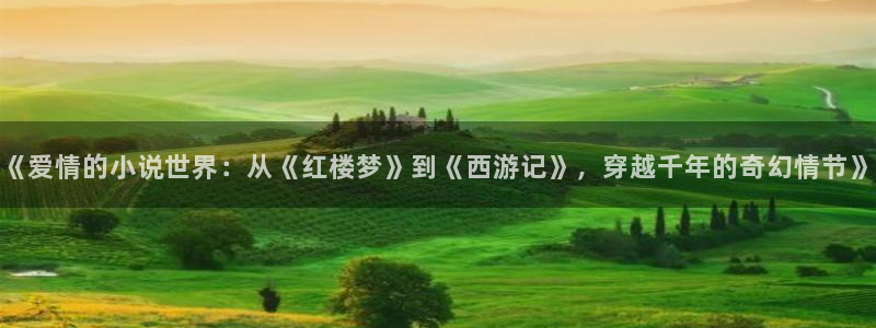 最全同人小说免费阅读：《爱情的小说世界：从《红楼梦》到《西游记》，穿越千年的奇幻情节》